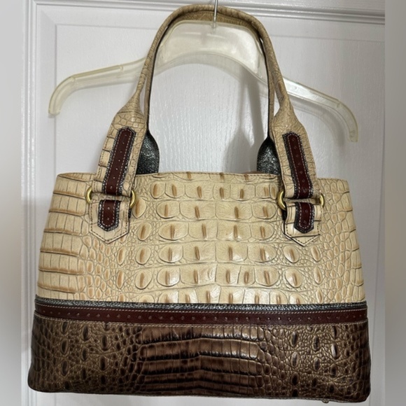 Brahmin Vintage Kylie Oyster Tri-Tone Melbourne Leather - Picture 5 of 15